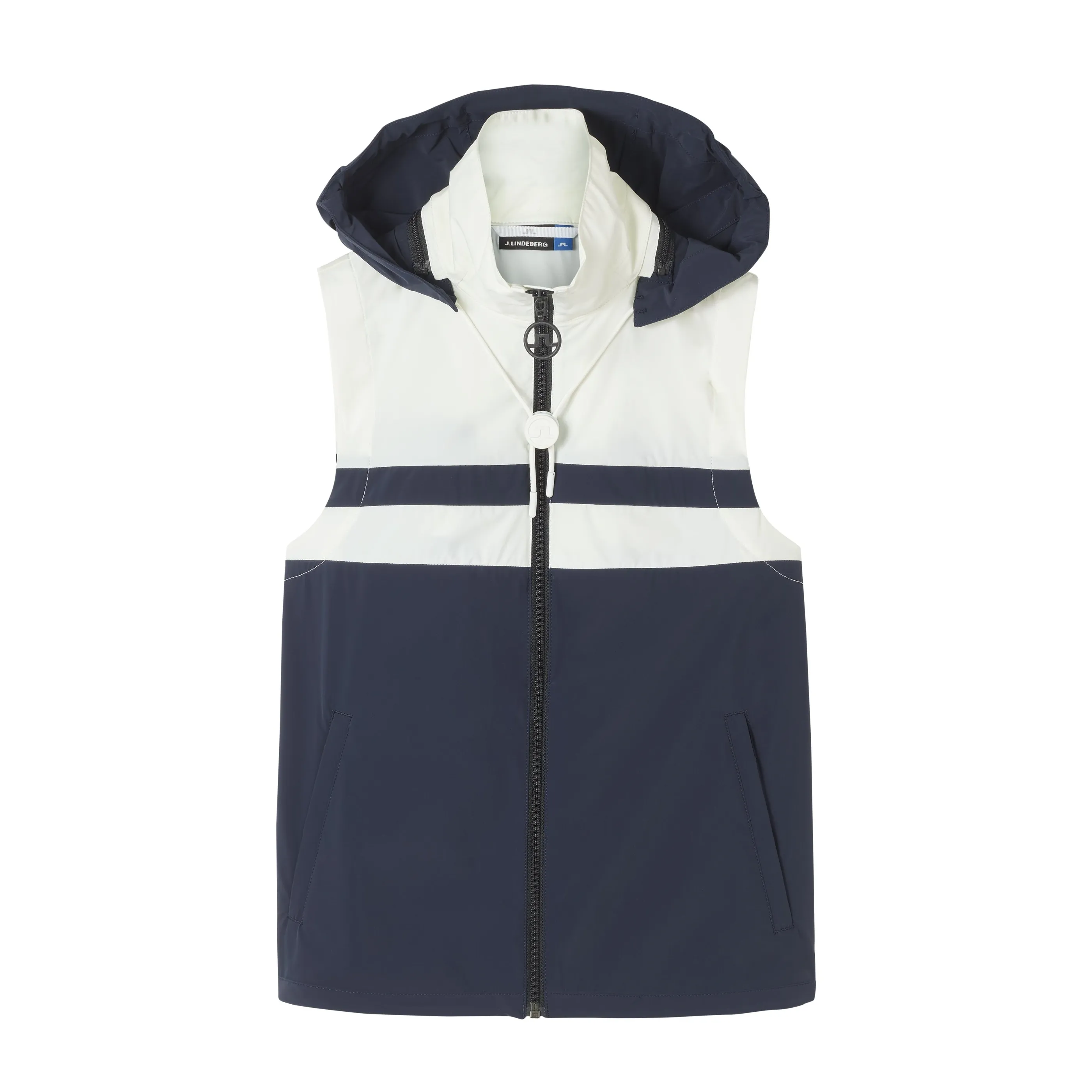 J.LINDEBERG Women's Keira Vest Lux Softshell, White