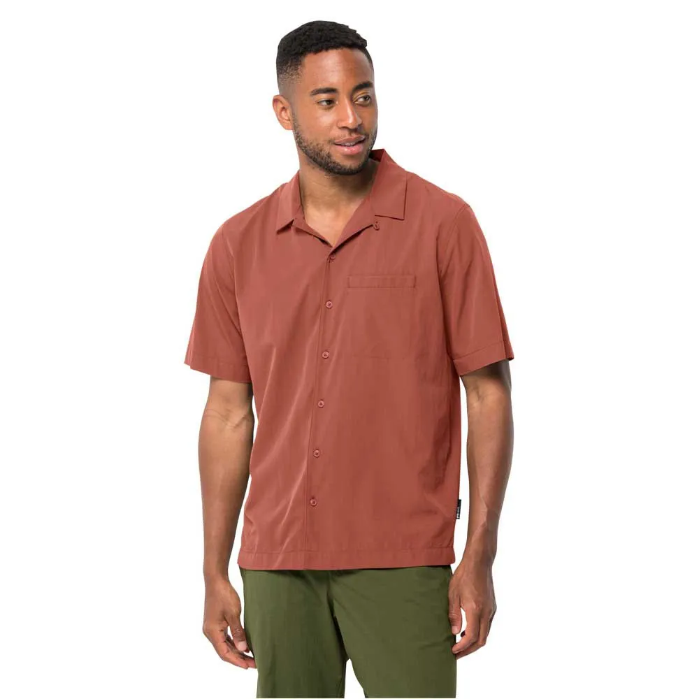 Jack Wolfskin Atacama Kortarmet Skjorte, Barn red
