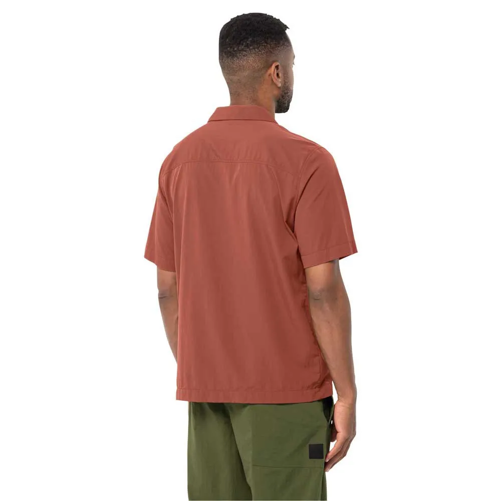 Jack Wolfskin Atacama Kortarmet Skjorte, Barn red