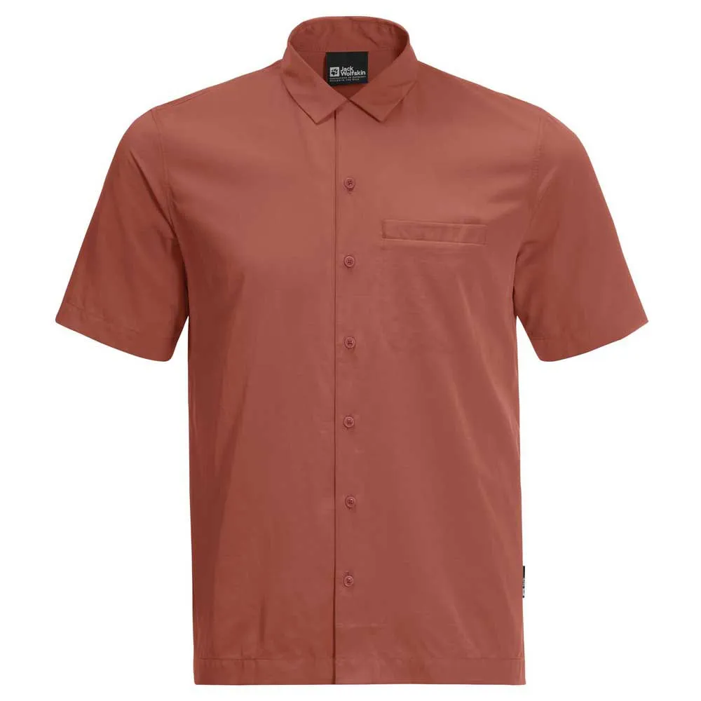 Jack Wolfskin Atacama Kortarmet Skjorte, Barn red