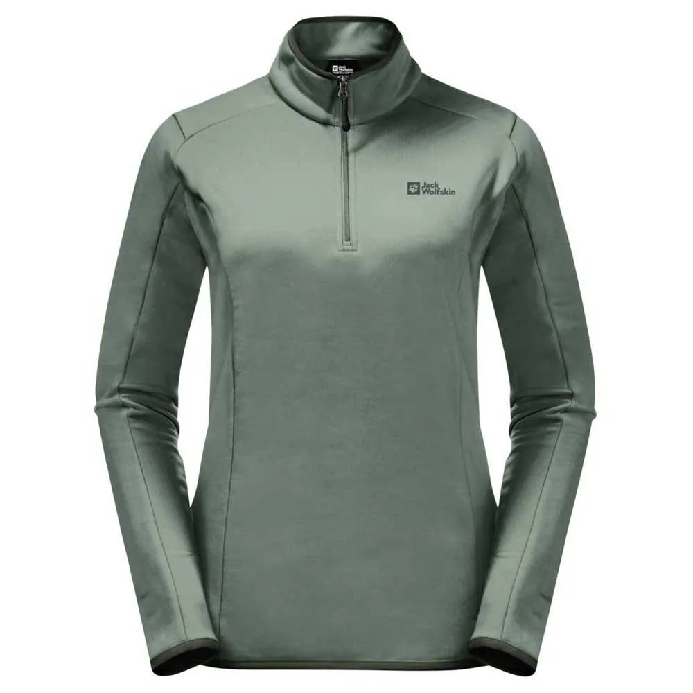 Jack Wolfskin Baiselberg Fleecejakke Med Halv Glidelås Jack Wolfskin Baiselberg Fleecejakke Med Halv Glidelås