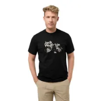 Jack Wolfskin Bergblick Kortarmet T-skjorte