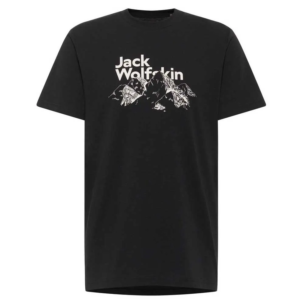 Jack Wolfskin Bergblick Kortarmet T-skjorte