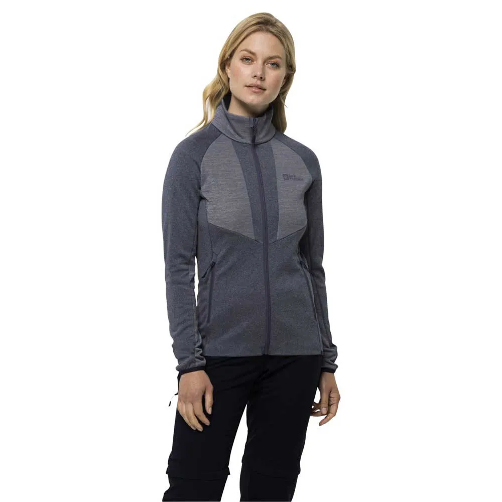 Jack Wolfskin Blattsteig Fleecejakke Med Full Glidelås