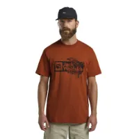 Jack Wolfskin Brand Kortarmet T-skjorte