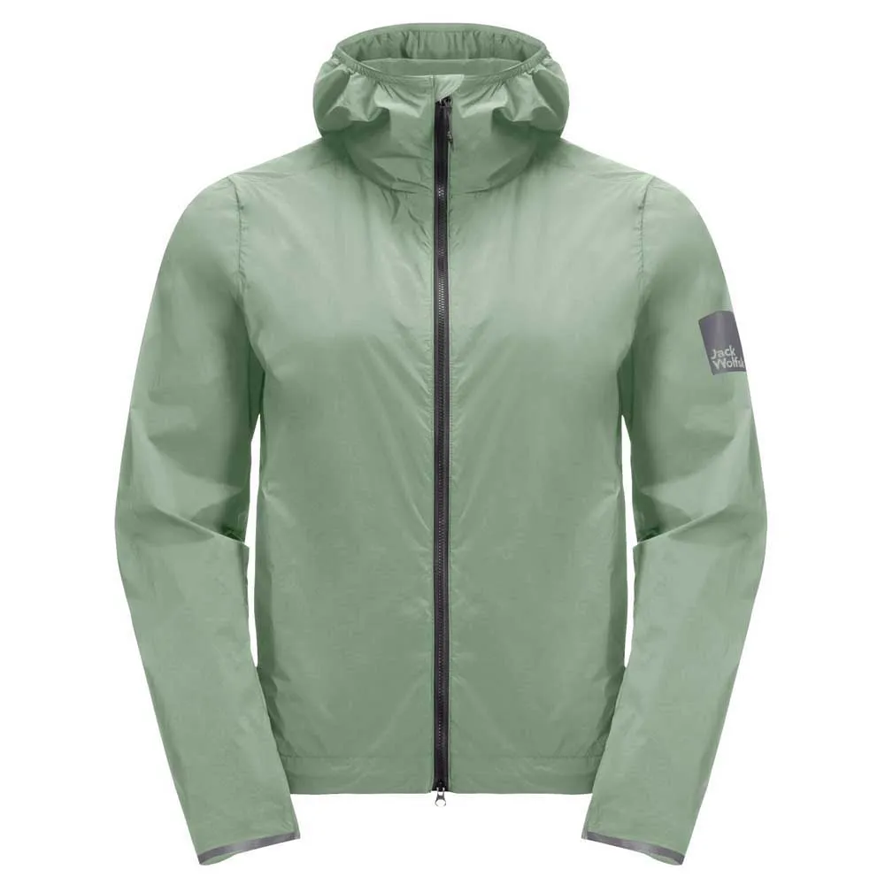 Jack Wolfskin Commute Wind Jakke, Eucalyptus 2 Jack Wolfskin Commute Wind Jakke, Eucalyptus 2