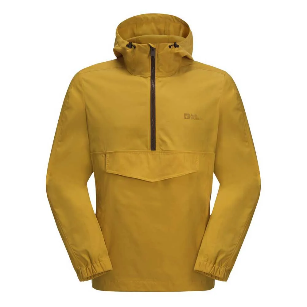 Jack Wolfskin Desert Wind Overhead Jakke, Curry Jack Wolfskin Desert Wind Overhead Jakke, Curry