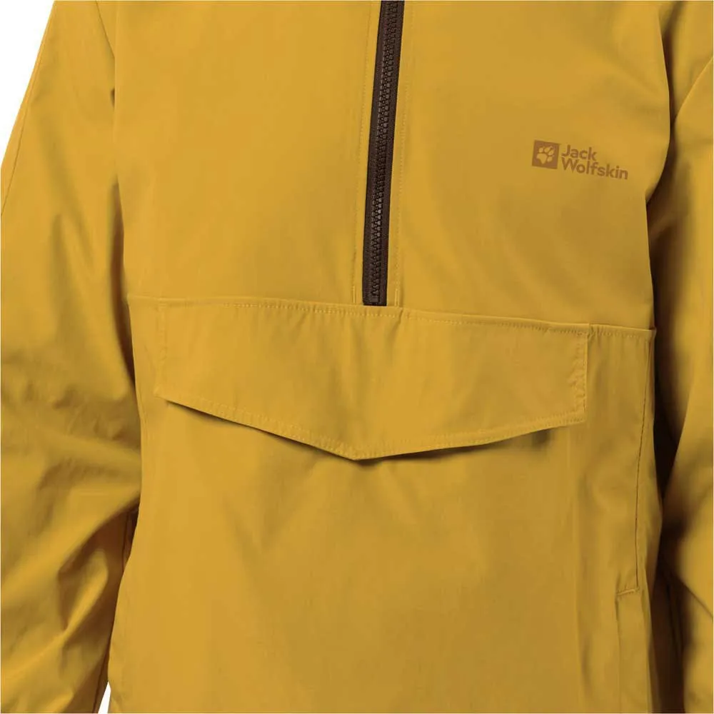 Jack Wolfskin Desert Wind Overhead Jakke, Curry Jack Wolfskin Desert Wind Overhead Jakke, Curry