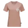 Jack Wolfskin Discover Heart Kortarmet T-skjorte