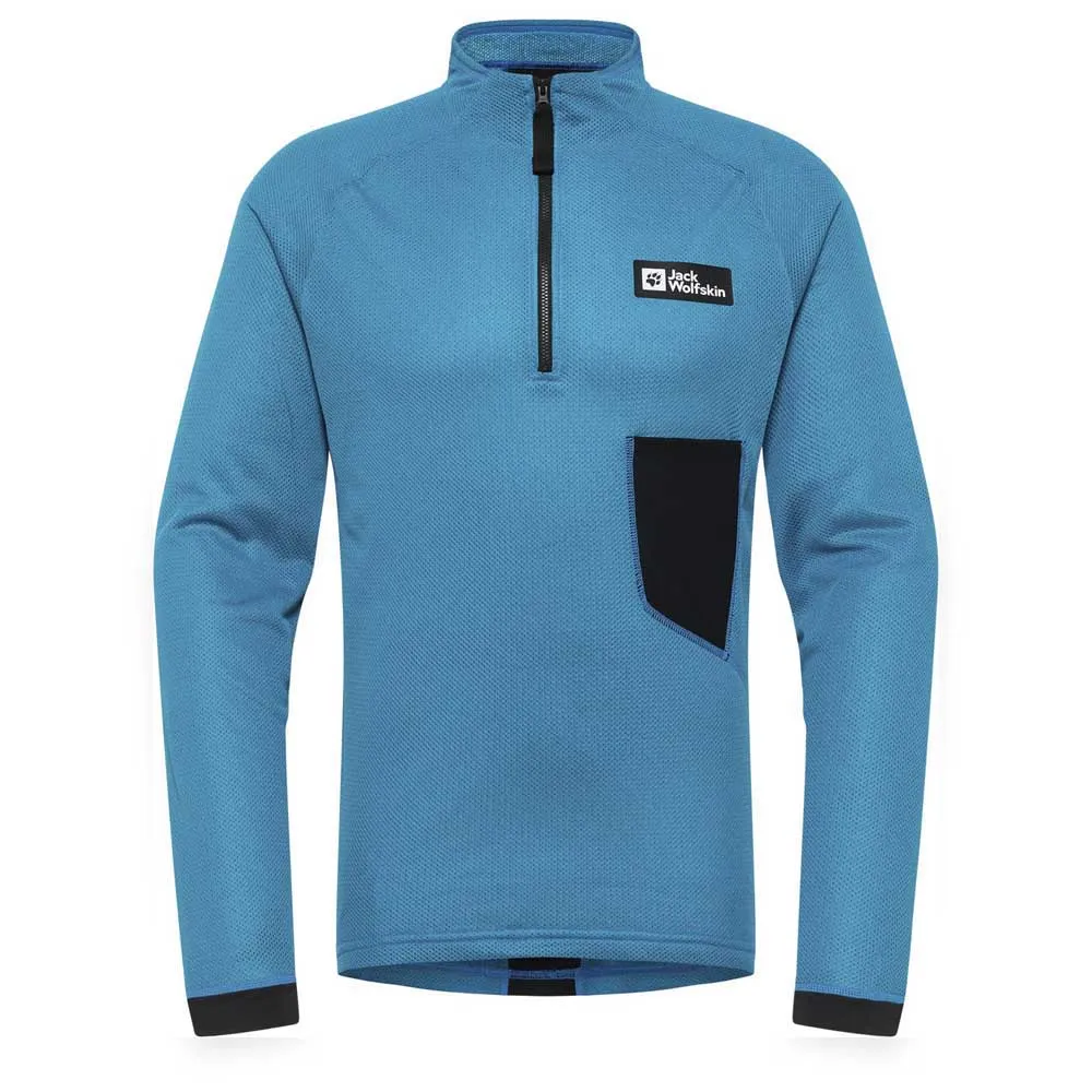 Jack Wolfskin Expdn Octa Half Zip Langarmet T-skjorte