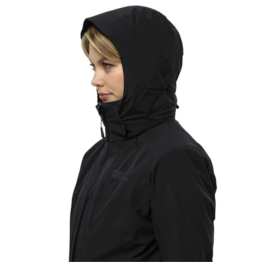 Jack Wolfskin Feldberg 3in1 Jakke, Black