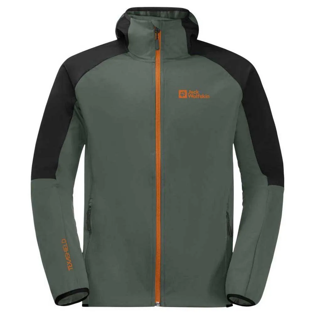 Jack Wolfskin Feldberg Hettegenser, Hedge green