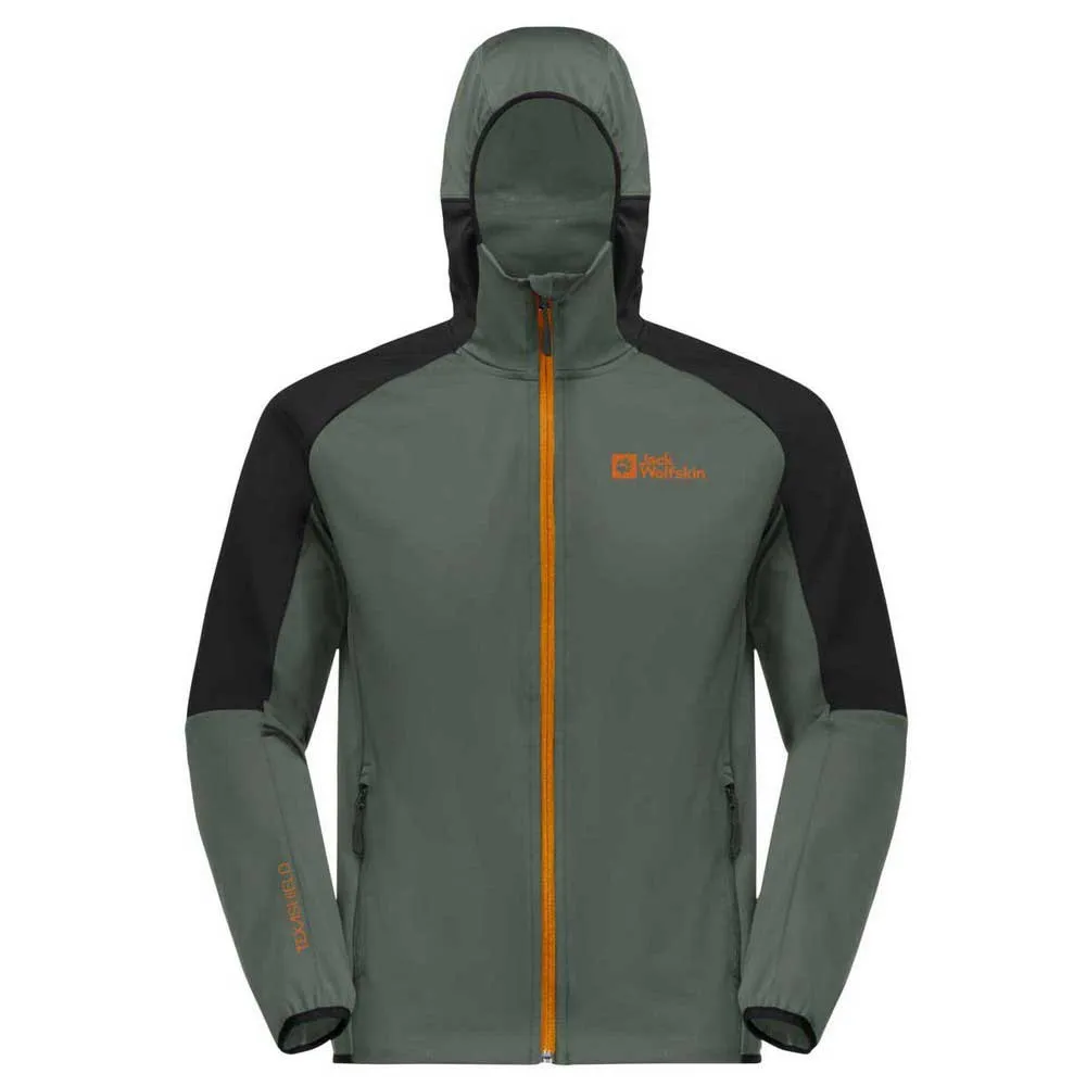 Jack Wolfskin Feldberg Hettegenser, Hedge green