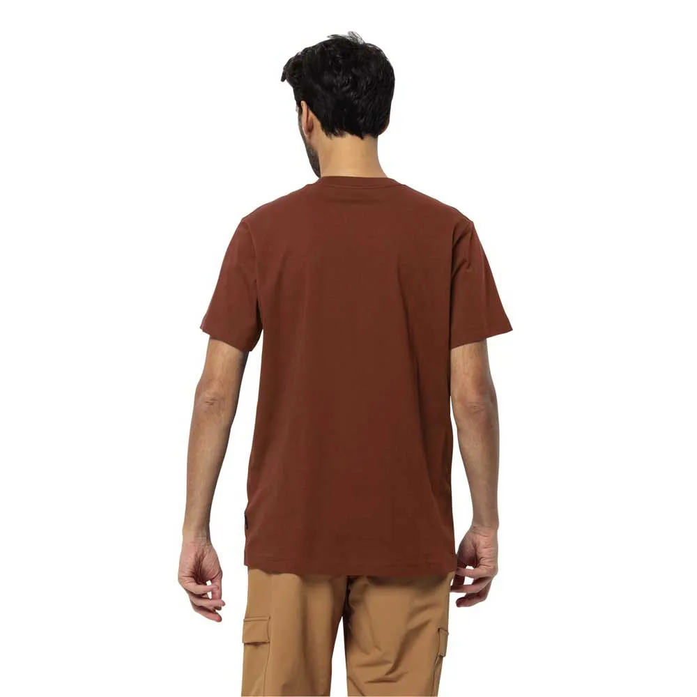 Jack Wolfskin Find Your Spot Kortarmet T-skjorte, Carmine