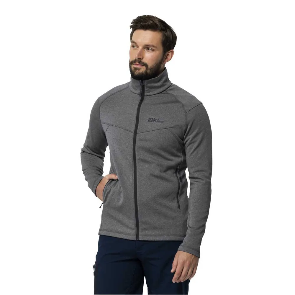 Jack Wolfskin Fortberg Fleecejakke Med Full Glidelås