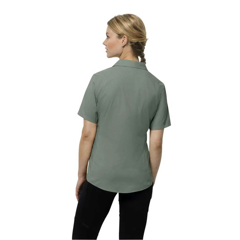 Jack Wolfskin Heidetal Kortarmet Skjorte, Picnic green Jack Wolfskin Heidetal Kortarmet Skjorte, Picnic green