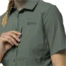 Jack Wolfskin Heidetal Kortarmet Skjorte, Picnic green