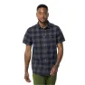Night blue checks