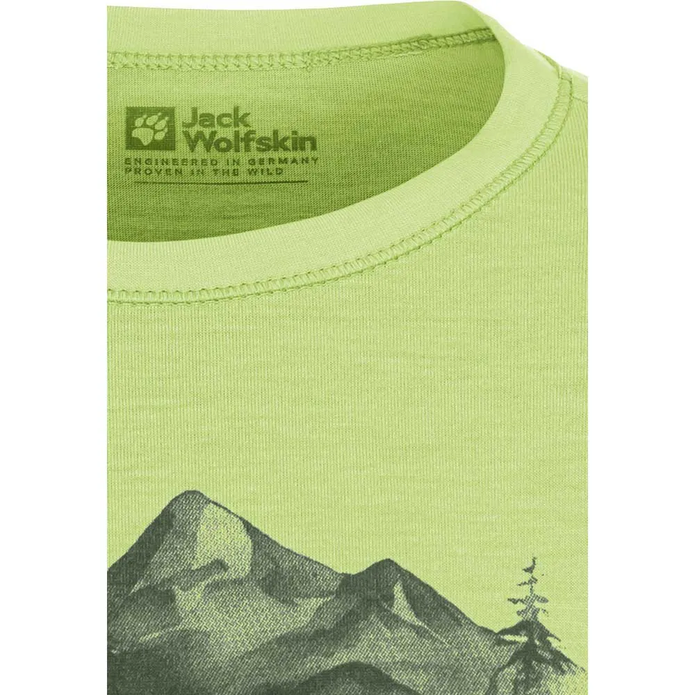Jack Wolfskin Hiking Graphic Kortarmet T-skjorte Jack Wolfskin Hiking Graphic Kortarmet T-skjorte