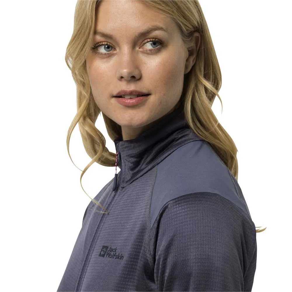 Jack Wolfskin Kammweg Fleecejakke Med Full Glidelås