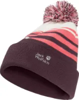Jack Wolfskin Kid's Stripy Pompom Beanie