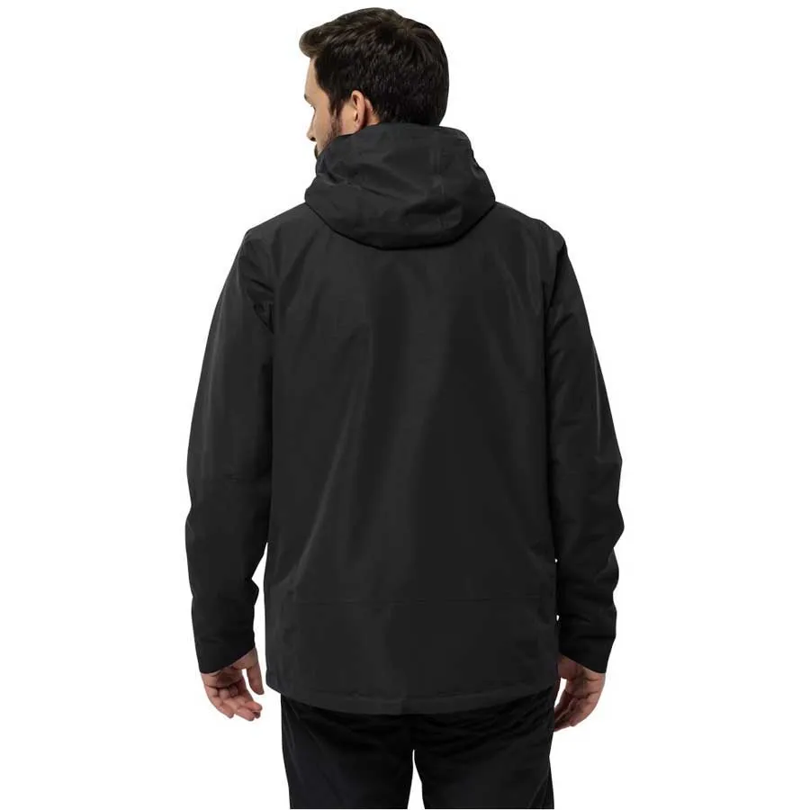 Jack Wolfskin Luntal 3in1 Jakke Refurbished, Black Jack Wolfskin Luntal 3in1 Jakke Refurbished, Black