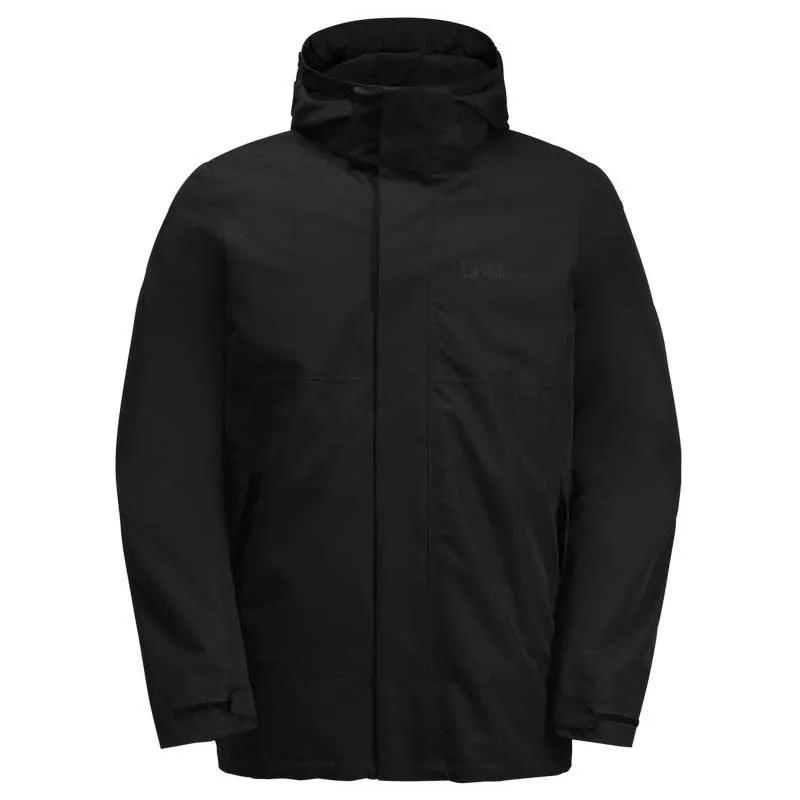 Jack Wolfskin Luntal 3in1 Jakke Refurbished, Black Jack Wolfskin Luntal 3in1 Jakke Refurbished, Black