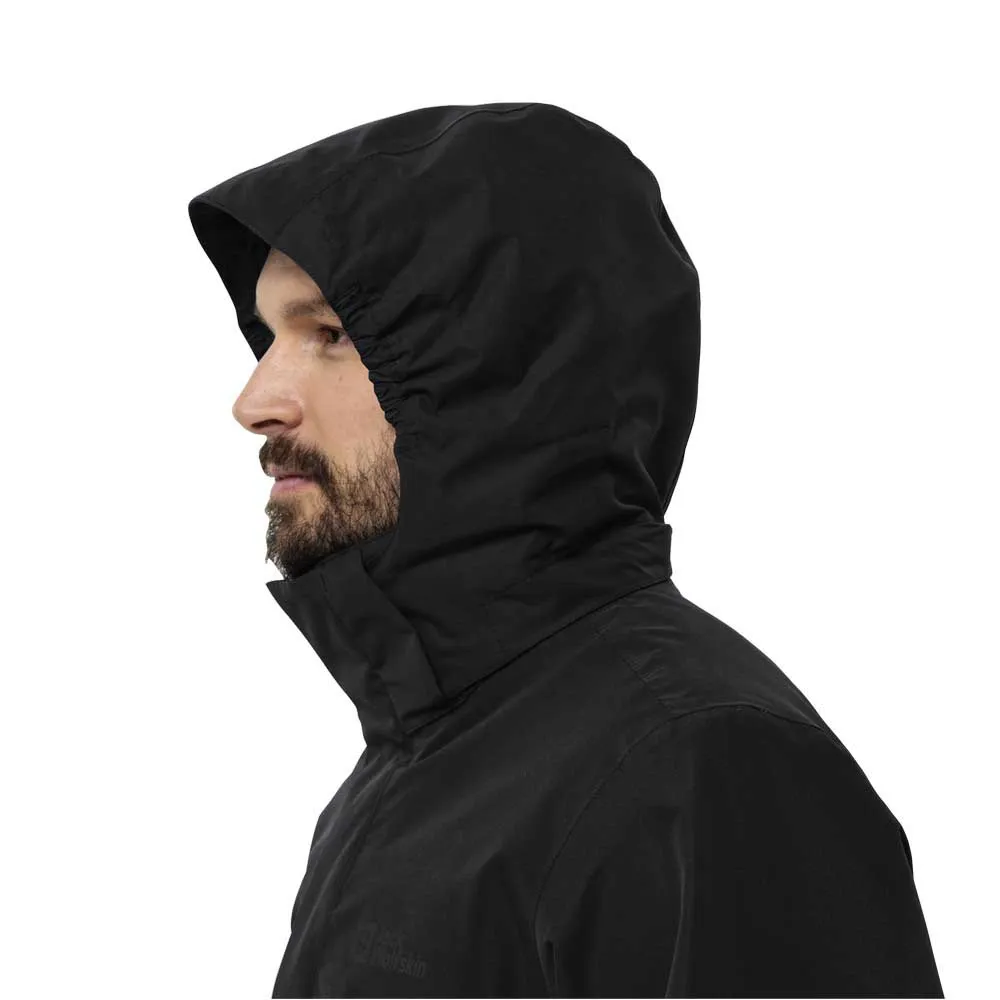 Jack Wolfskin Luntal 3in1 Jakke Refurbished, Black Jack Wolfskin Luntal 3in1 Jakke Refurbished, Black