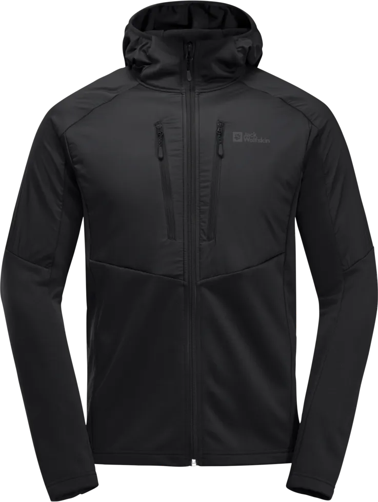 Jack Wolfskin Men's Alpgrat Pro Insulated Full Zip, Black