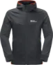 Jack Wolfskin Men's Hydro Grid Hooded Full Zip, Phantom