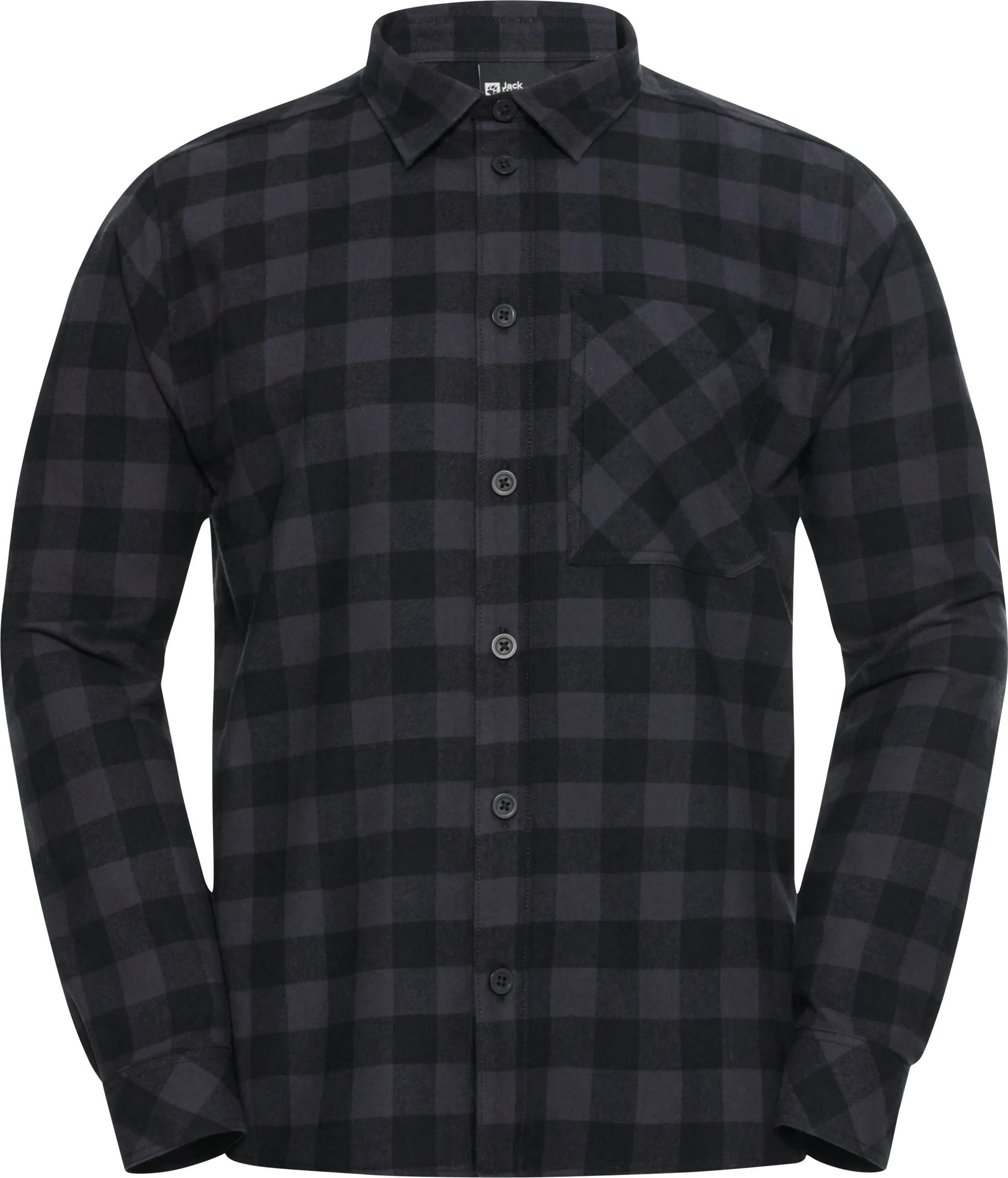 Jack Wolfskin Men's Lite Flannel Shirt Check Jack Wolfskin Men's Lite Flannel Shirt Check