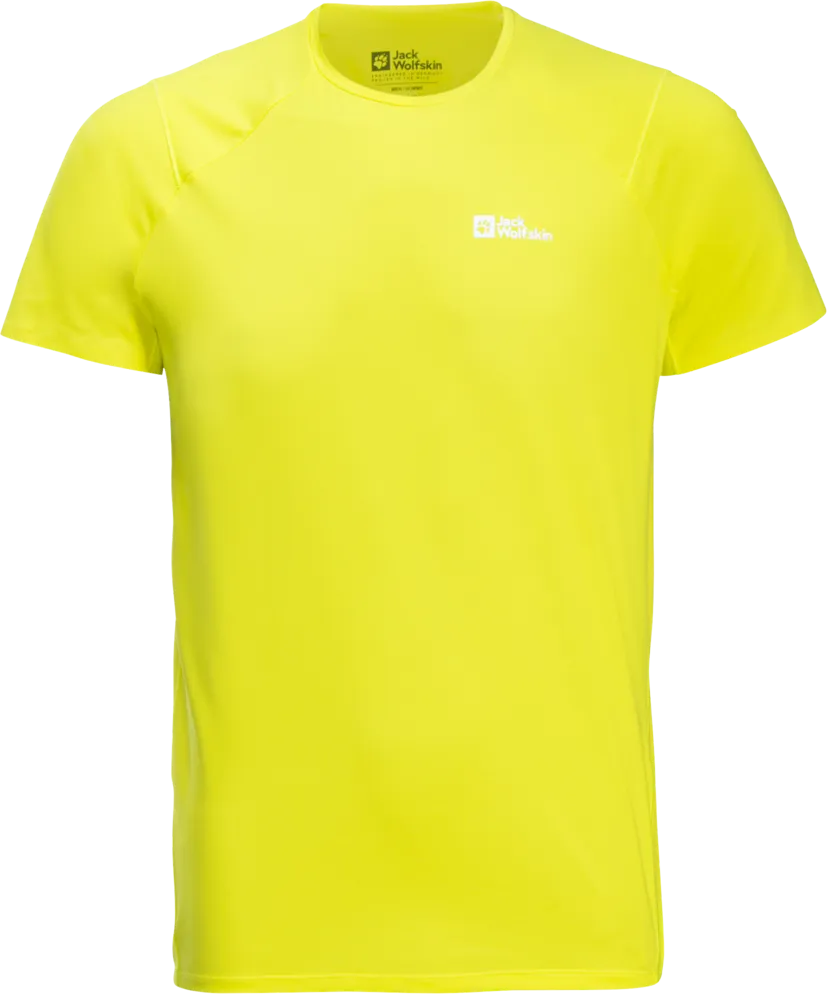 Jack Wolfskin Men's Prelight Chill Tee, Firefly