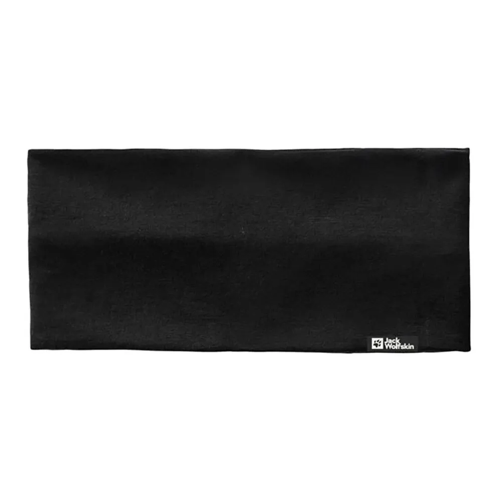 Jack Wolfskin Merino Hodebånd male, Black
