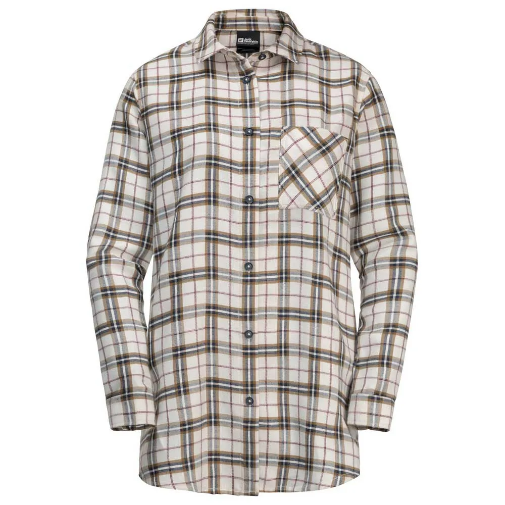 Jack Wolfskin Morgenluft Skjorte Med Lange Ermer