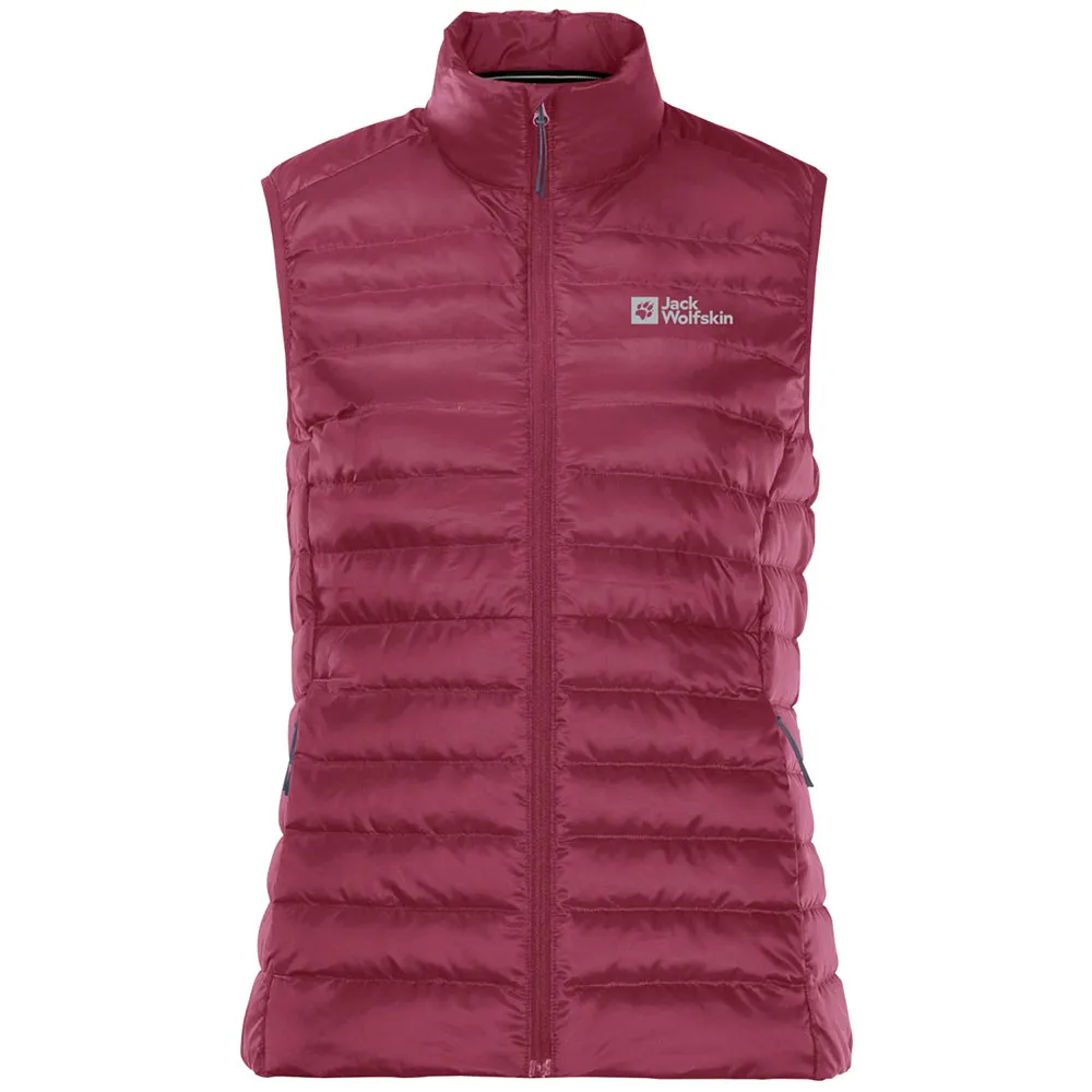 Jack Wolfskin Pack Go Vest Refurbished, Sangria red