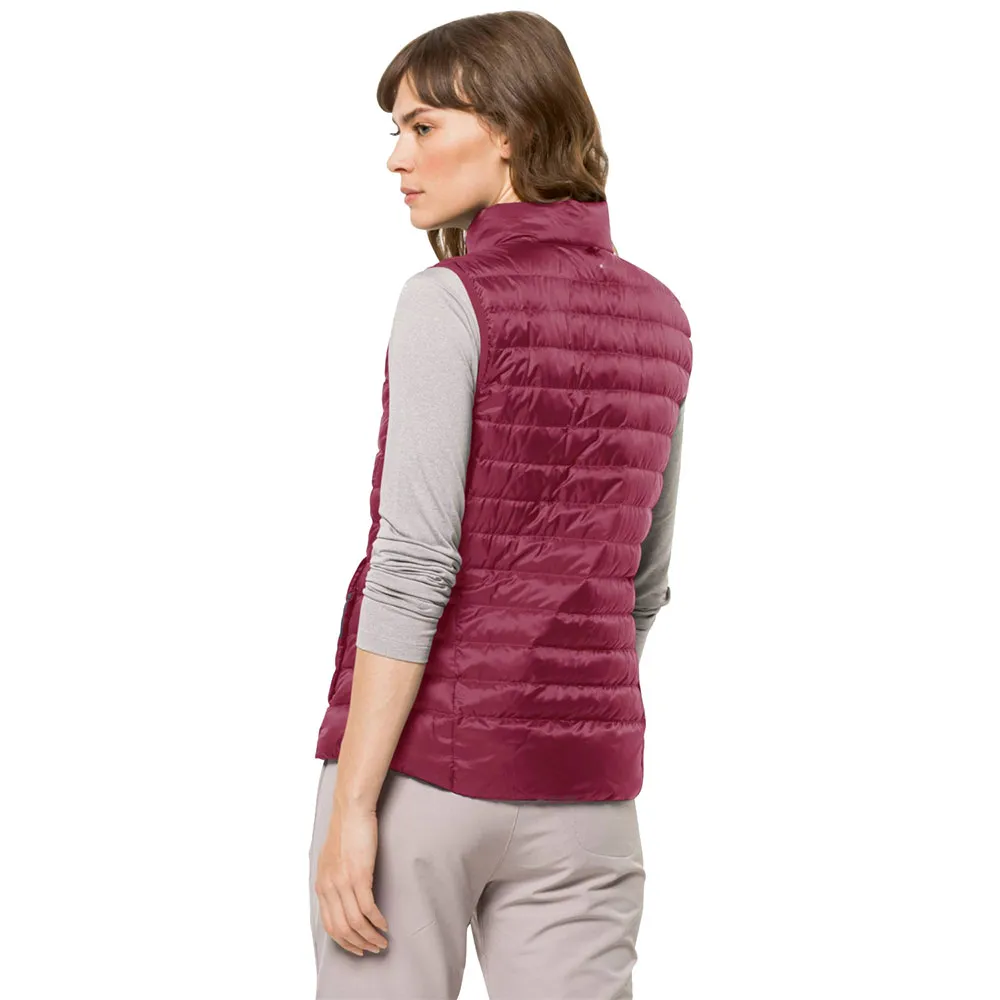 Jack Wolfskin Pack Go Vest Refurbished, Sangria red