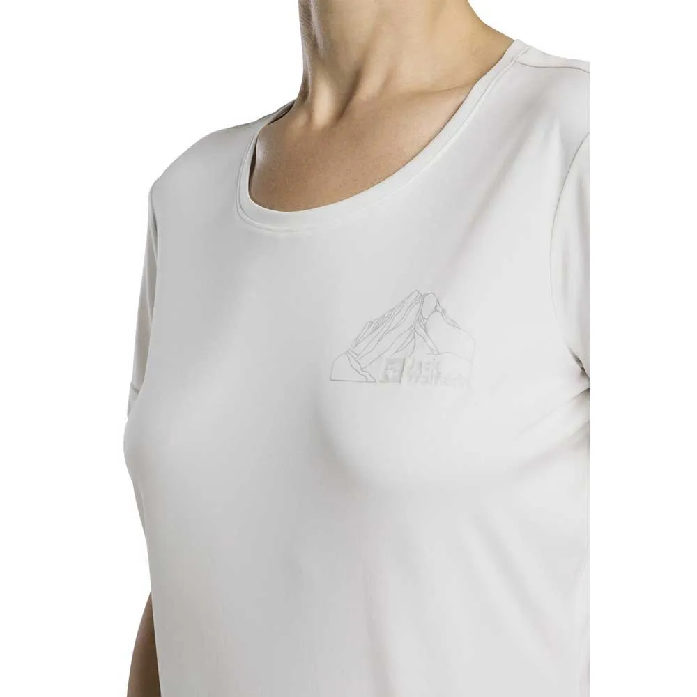 Jack Wolfskin Peak Graphic Kortarmet T-skjorte