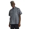 Check dark navy