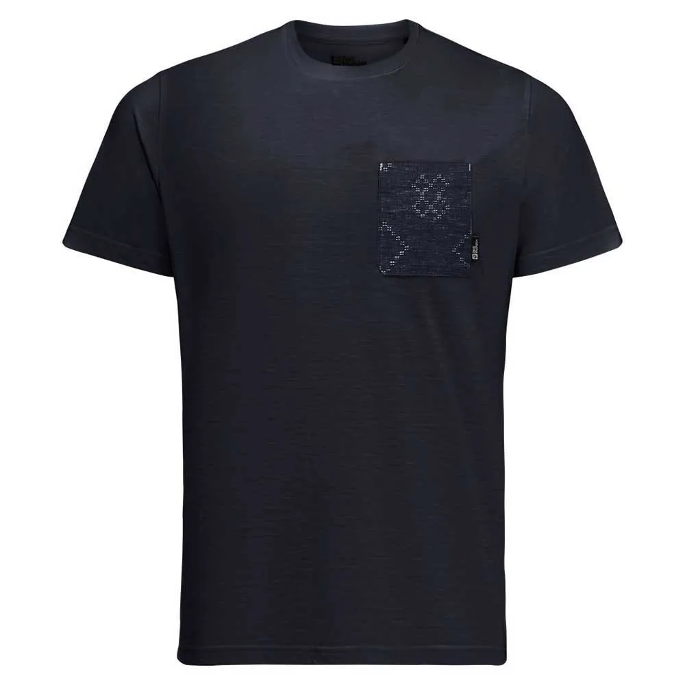 Jack Wolfskin Pocket Karana Kortarmet T-skjorte, Night blue Jack Wolfskin Pocket Karana Kortarmet T-skjorte, Night blue