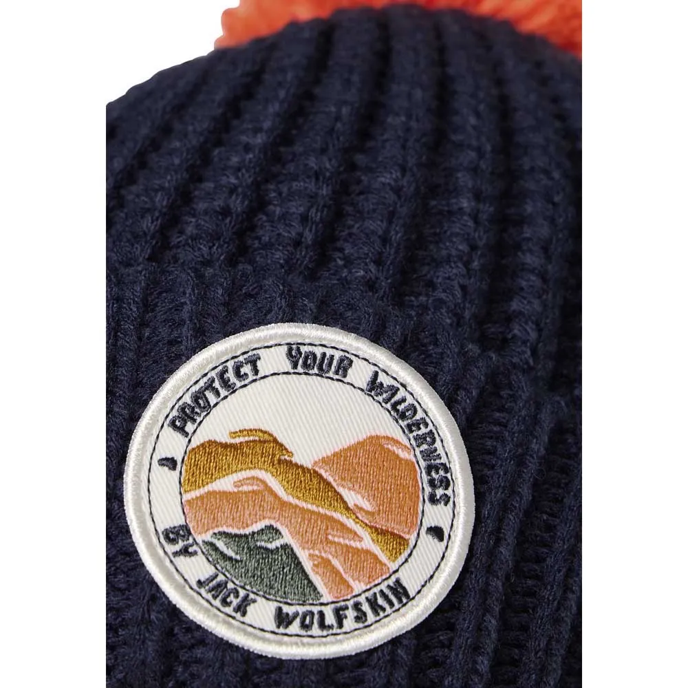 Jack Wolfskin Pompom Badge Lue Jack Wolfskin Pompom Badge Lue