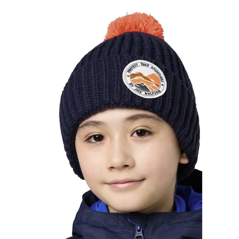 Jack Wolfskin Pompom Badge Lue Jack Wolfskin Pompom Badge Lue