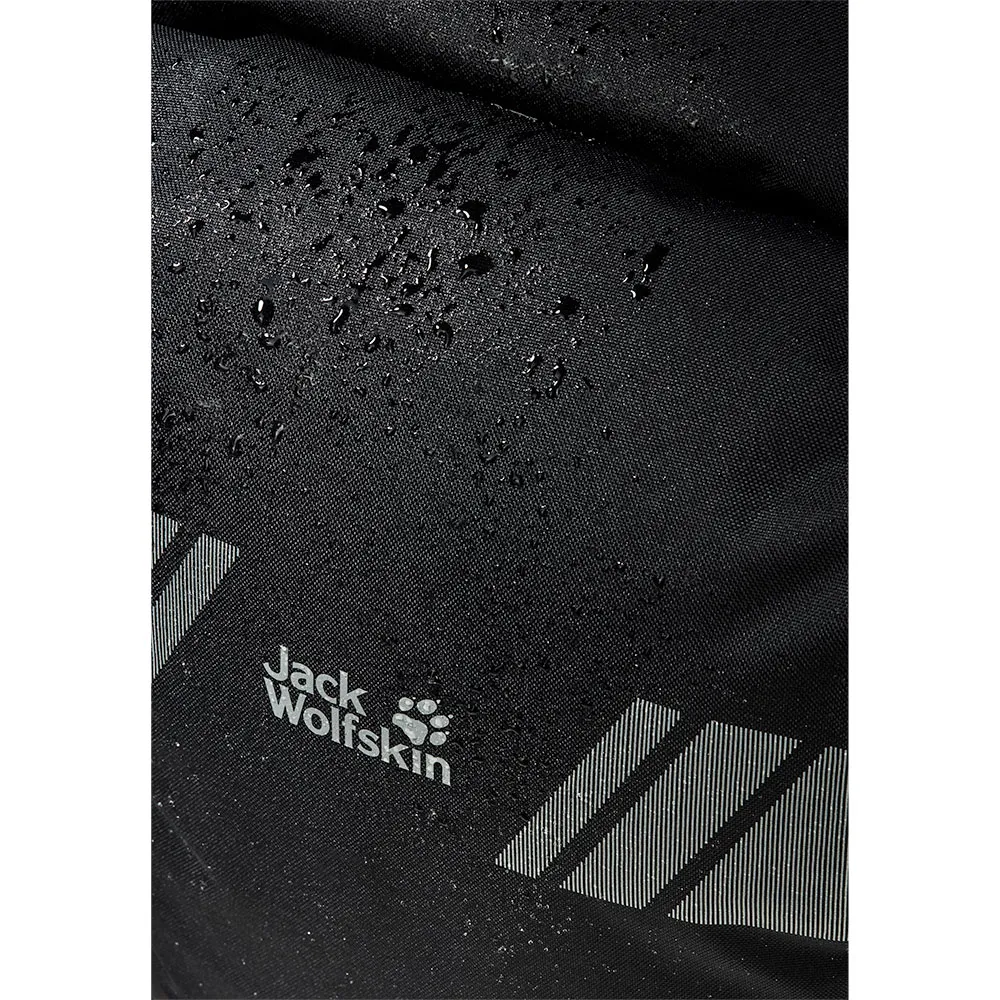 Jack Wolfskin Rack 12l Sykkelveske, Flash black, One Size