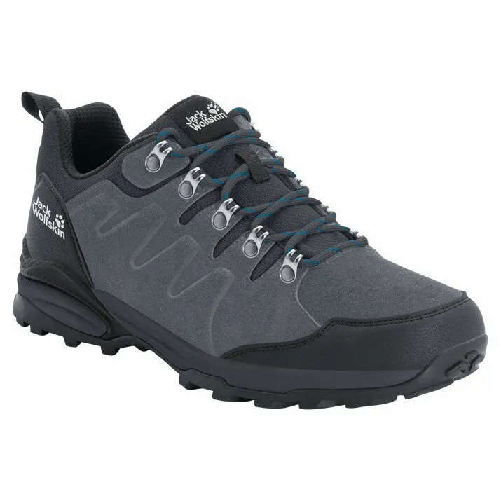 Jack Wolfskin Shoes Refugio Texapore Low Tursko Refurbished, Grey / black Jack Wolfskin Shoes Refugio Texapore Low Tursko Refurbished, Grey / black