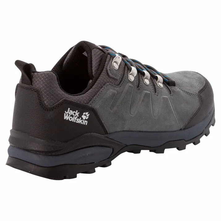 Jack Wolfskin Shoes Refugio Texapore Low Tursko Refurbished, Grey / black Jack Wolfskin Shoes Refugio Texapore Low Tursko Refurbished, Grey / black