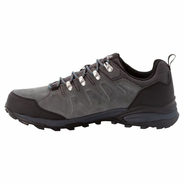 Jack Wolfskin Shoes Refugio Texapore Low Tursko Refurbished, Grey / black Jack Wolfskin Shoes Refugio Texapore Low Tursko Refurbished, Grey / black