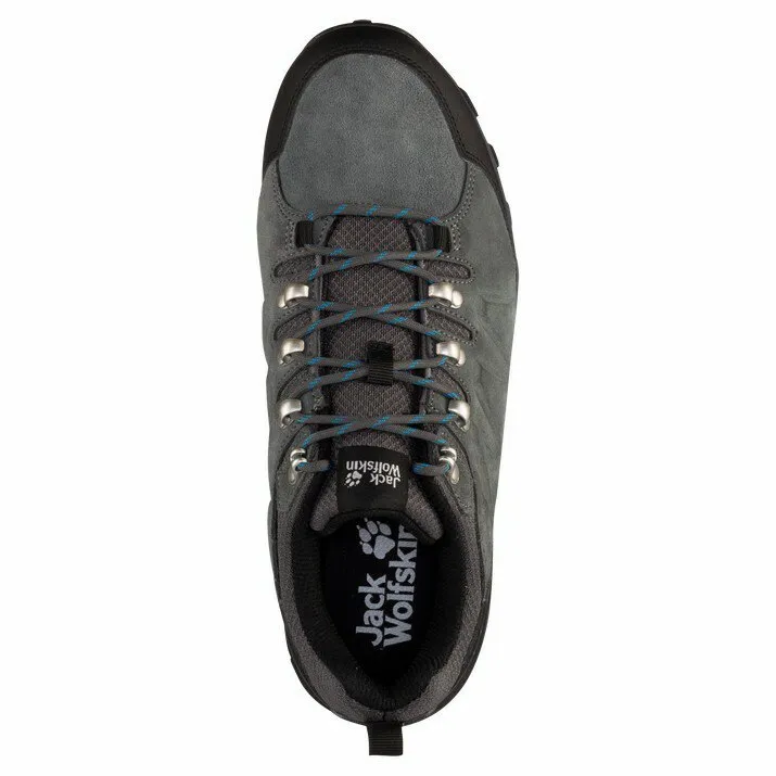 Jack Wolfskin Shoes Refugio Texapore Low Tursko Refurbished, Grey / black Jack Wolfskin Shoes Refugio Texapore Low Tursko Refurbished, Grey / black