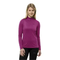 Jack Wolfskin Sky Thermal Half Zip Langarmet T-skjorte