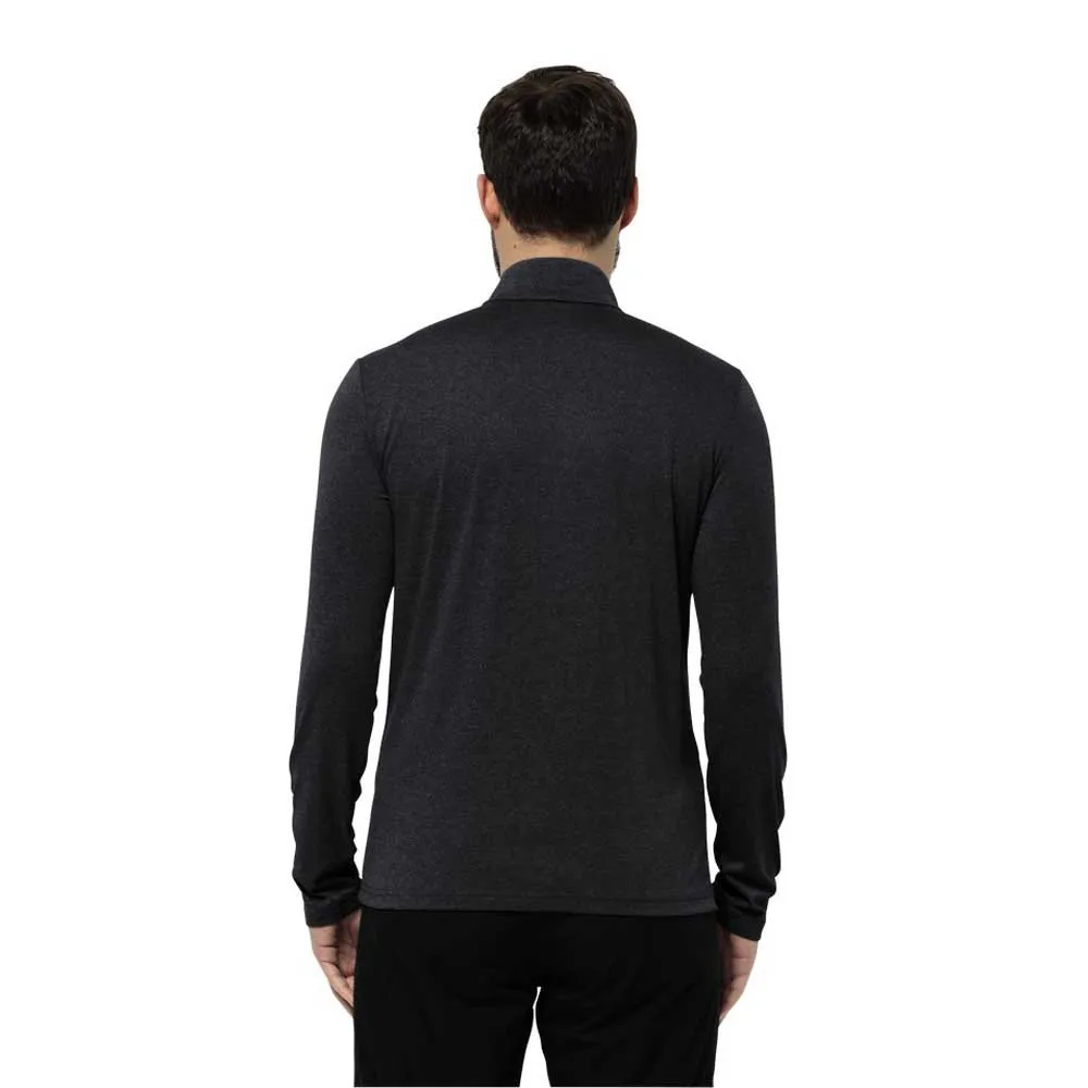 Jack Wolfskin Sky Thermal Half Zip Langarmet T-skjorte