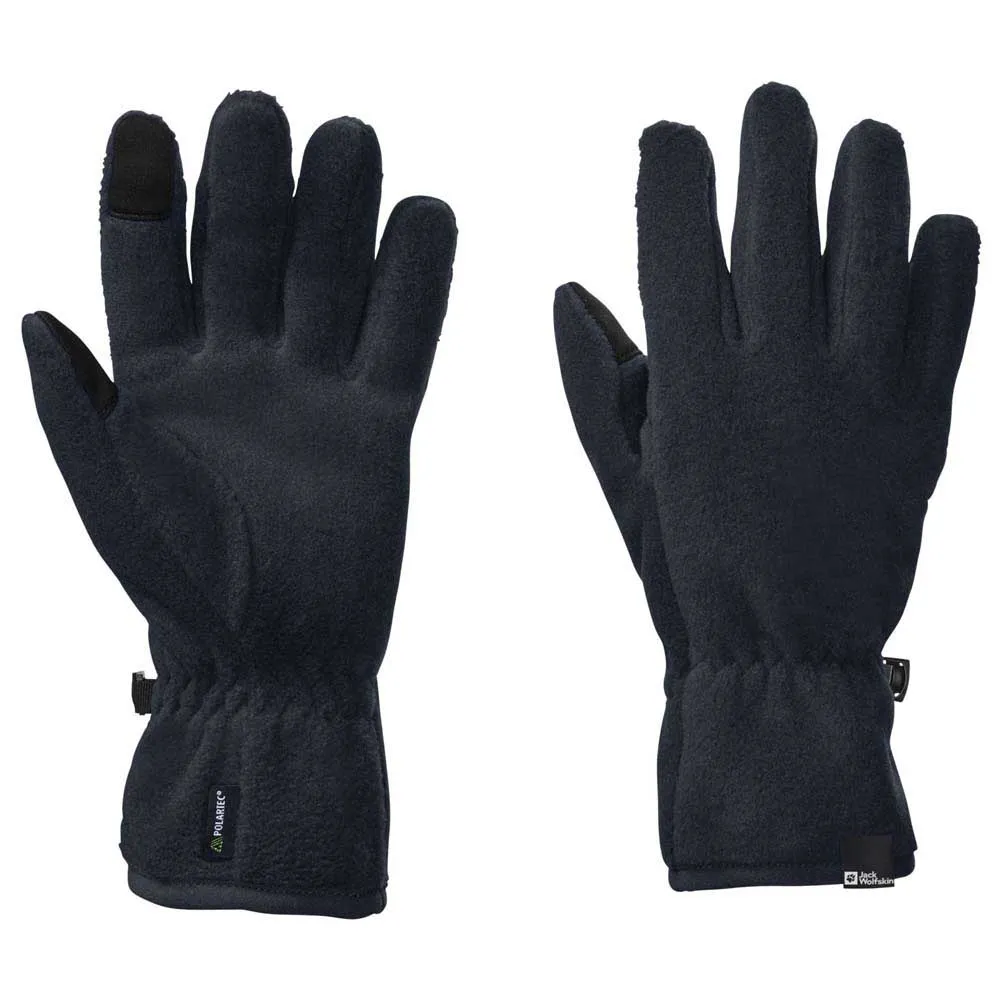 Jack Wolfskin Spirit Fleece Hansker, Night blue, L/XL
