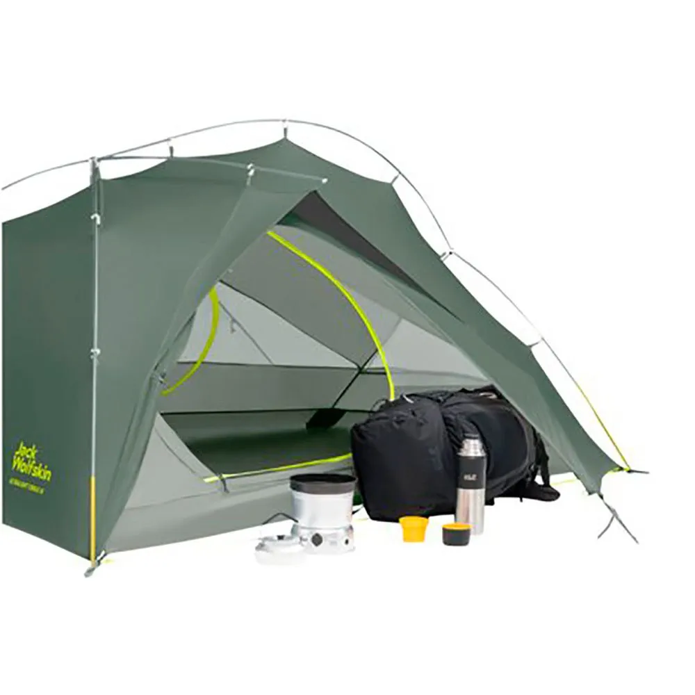 Jack Wolfskin Stratos Lite Iii Telt, Hedge green, 3 Steder Jack Wolfskin Stratos Lite Iii Telt, Hedge green, 3 Steder